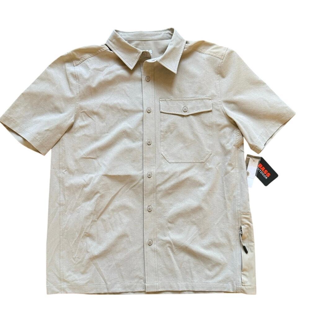 NWT Bass Outdoor Men's Button-Down Shirt, Size Medium